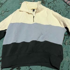 womens 1/4 zip sweatshirt